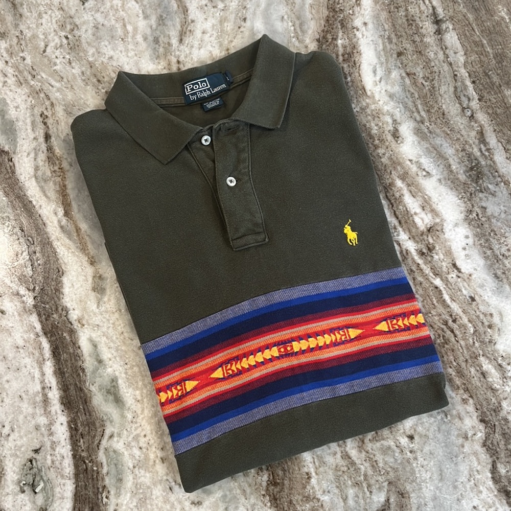 Polo Ralph Lauren Aztec Southwest Embroidered Polo